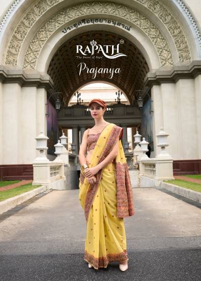 RAJPATH PRAJANYA 690001 TO 690006 DESIGNER COTTON SAREE WHOLESALER IN INDIA